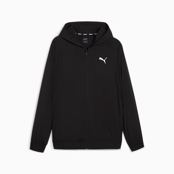 Veste de training tissée à fermeture zippée PUMA FIT, PUMA Black, extralarge