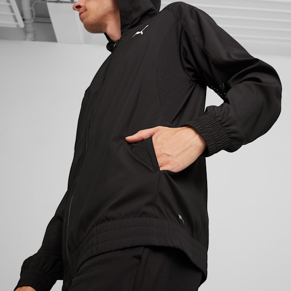 Veste de training tissée à fermeture zippée PUMA FIT, PUMA Black, extralarge