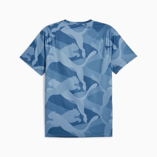 PUMA FIT Ultrabreathe Men's AOP Tee, Zen Blue-Q2 print, extralarge