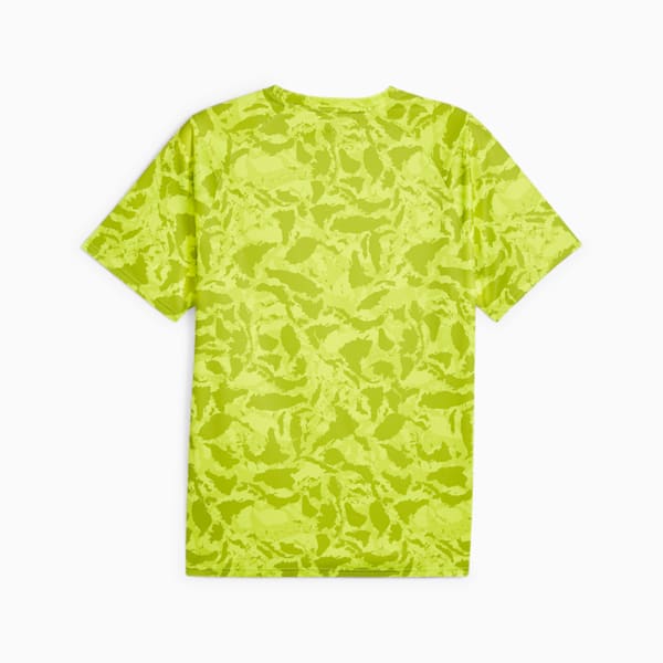 PUMA FIT Ultrabreathe Men's AOP Tee, Lime Pow-Q1 print, extralarge