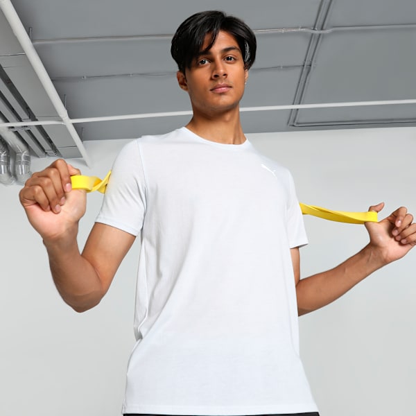 TriBlend Graphic Men's Training T-shirt, Silver Mist, extralarge-IND