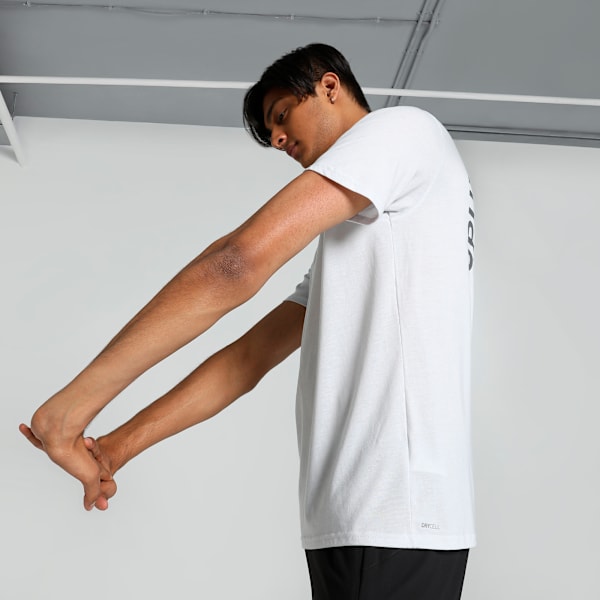 TriBlend Graphic Men's Training T-shirt, Silver Mist, extralarge-IND