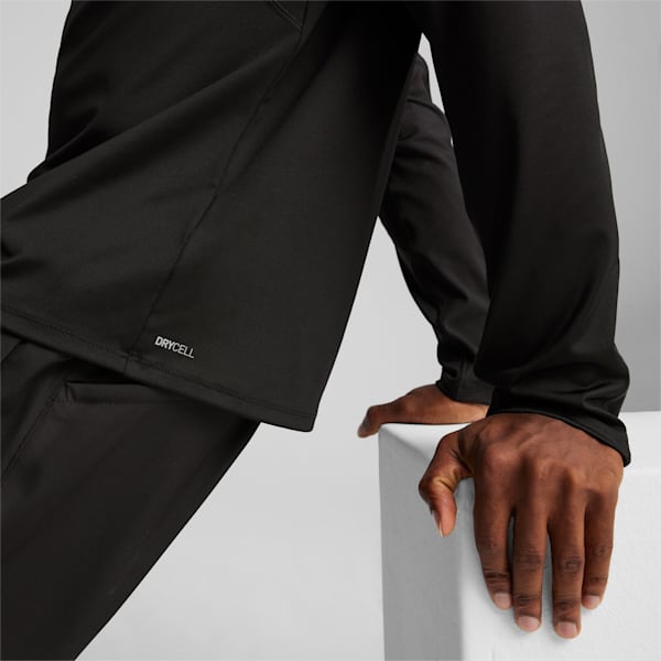 FIT Polyspan Quarter-Zip Men's Training Pullover, PUMA Black, extralarge-IND