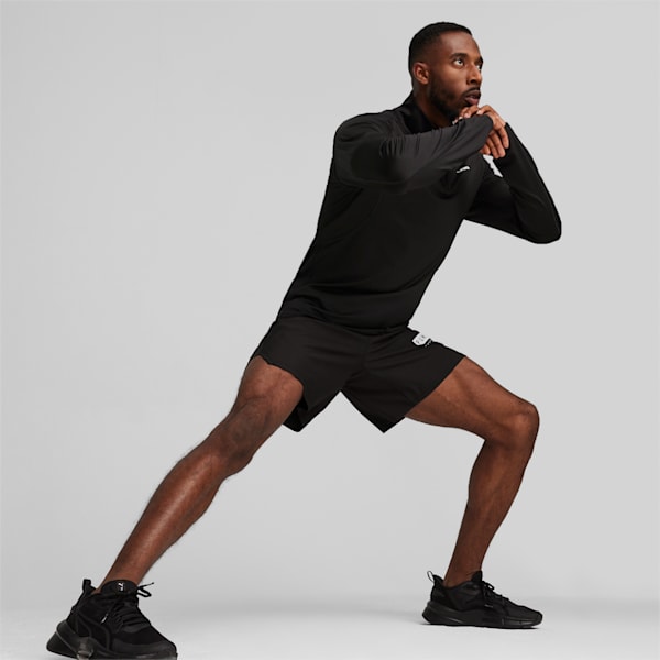 FIT Polyspan Quarter-Zip Men's Training Pullover, PUMA Black, extralarge-IND