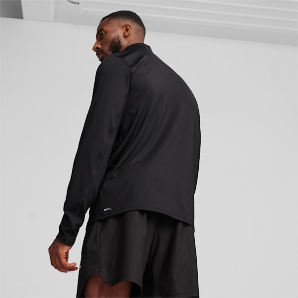 FIT Polyspan Quarter-Zip Men's Training Pullover, PUMA Black, extralarge-IND