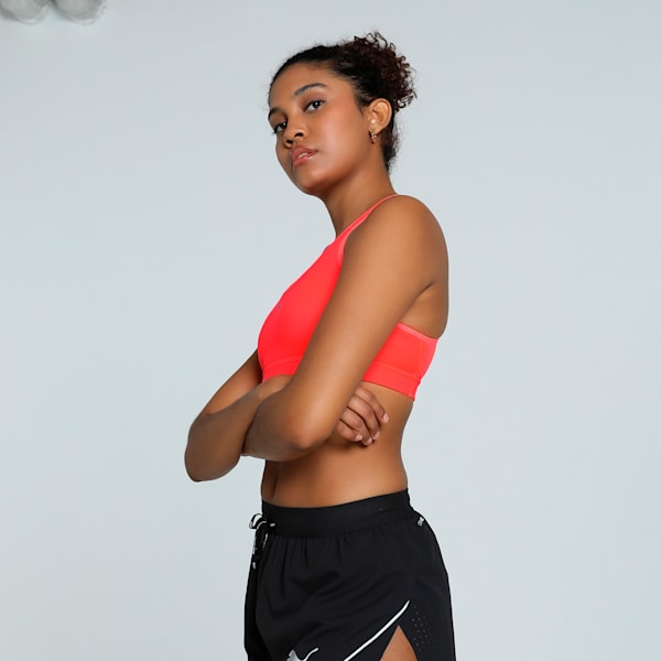 4KEEPS Women's Running Bra, Glowing Red, extralarge-IND