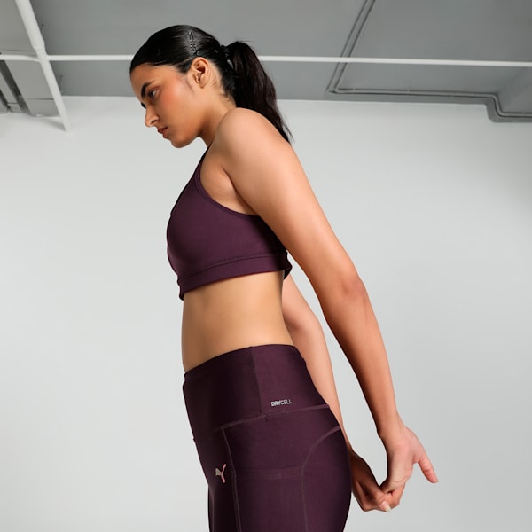 4KEEPS Women's Running Bra, Midnight Plum, extralarge-IND