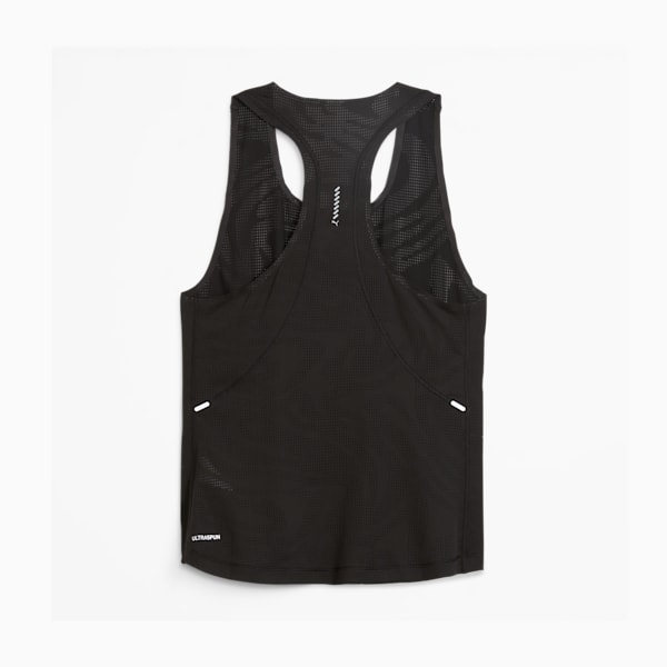 RUN CLOUDSPUN Women's Sleeveless Running Tank Top, PUMA Black, PUMA  Running Apparel