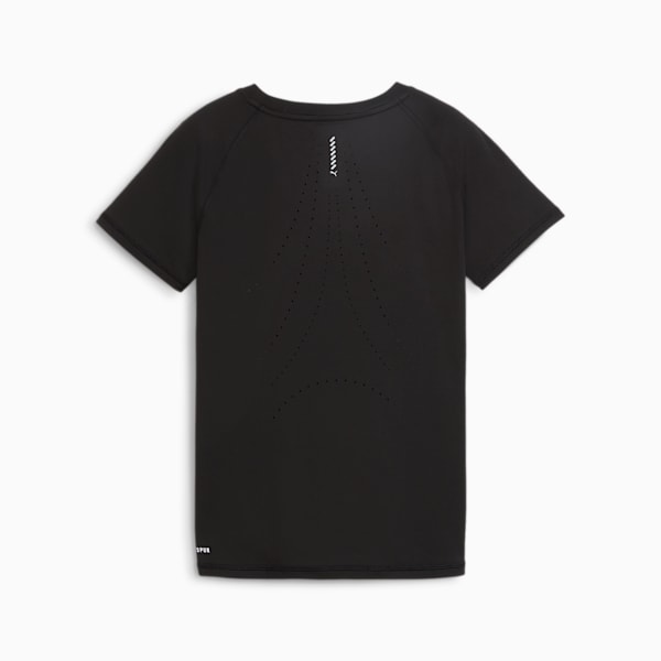 RUN CLOUDSPUN Women's Running T-shirt, PUMA Black, extralarge-IND