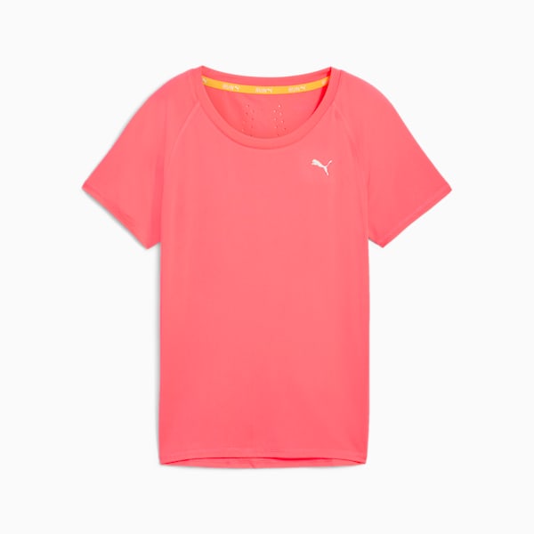 RUN CLOUDSPUN Women's Running Tee, Sunset Glow, extralarge