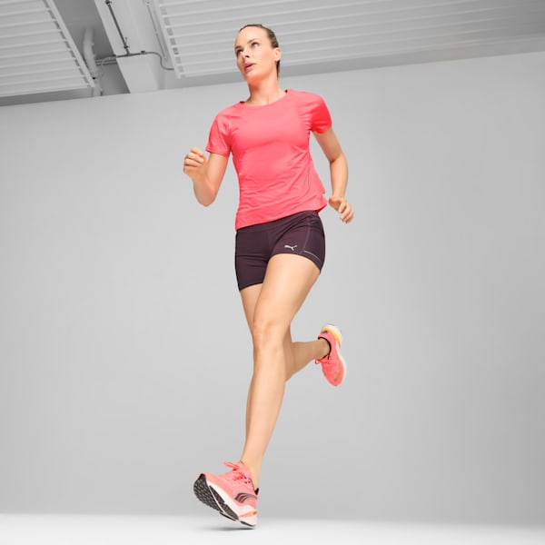 RUN CLOUDSPUN Women's Running Tee, Sunset Glow, extralarge