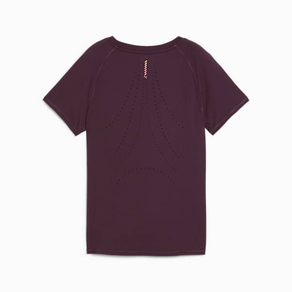 RUN CLOUDSPUN Women's Running Tee, Midnight Plum, extralarge