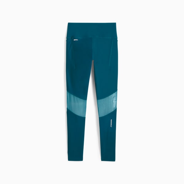 RUN ULTRAFORM High-Waisted Full-Length Women's Running Tights, Ocean Tropic, extralarge