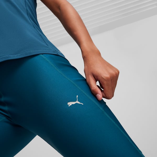 RUN ULTRAFORM High-Waisted Full-Length Women's Running Tights, Ocean Tropic, extralarge