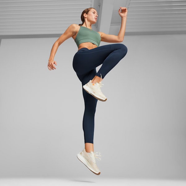 PUMA x FIRST MILE Women's PWR Running Bra, Eucalyptus, extralarge-IND