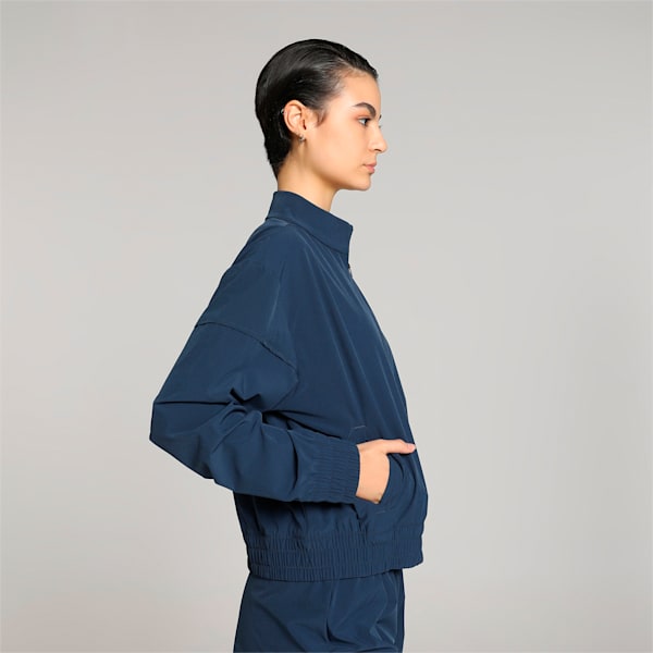 PUMA x First Mile Women's Running Jacket, Club Navy, extralarge-IND