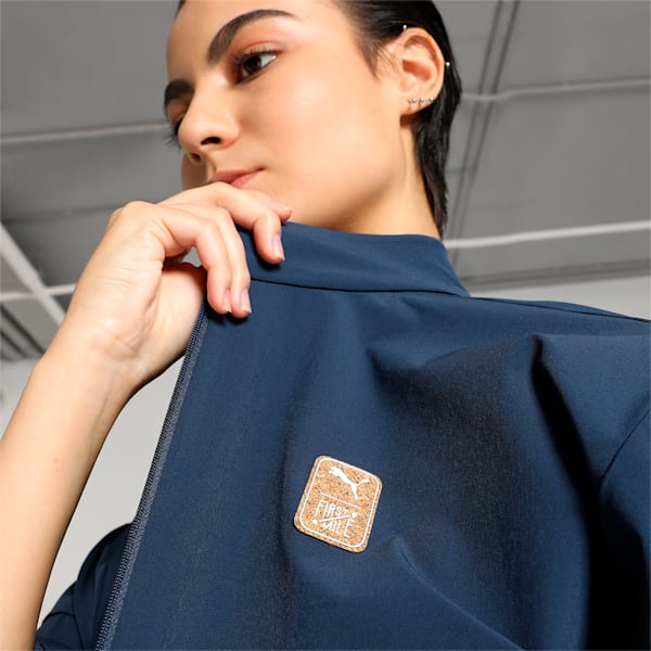 PUMA x First Mile Women's Running Jacket, Club Navy, extralarge-IND