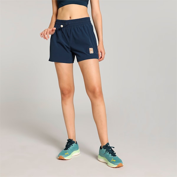 PUMA x First Mile Women's Running Shorts, Club Navy, extralarge-IND