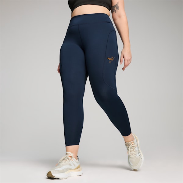 PUMA x First Mile Women's Running Tights, Club Navy, extralarge-AUS