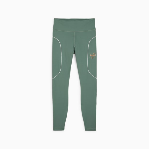 PUMA x First Mile Women's Running Tights, Eucalyptus, extralarge-IND