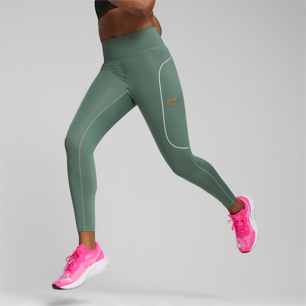PUMA x First Mile Women's Running Tights, Eucalyptus, extralarge