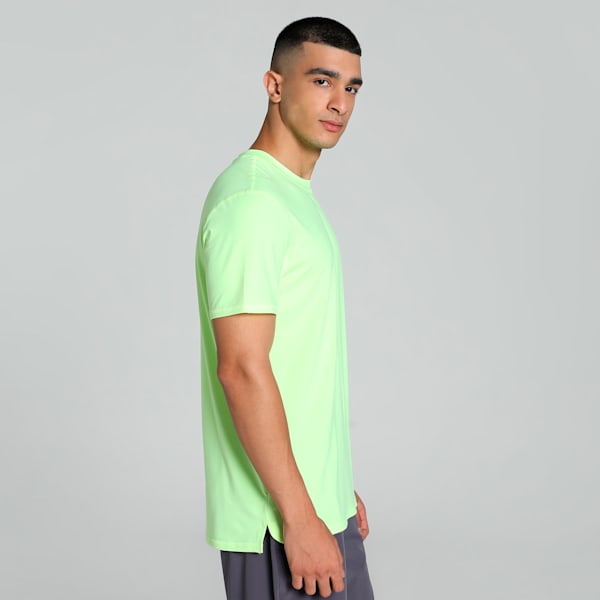 RUN CLOUDSPUN Men's Short Sleeve Running T-shirt, Fizzy Apple, extralarge-IND