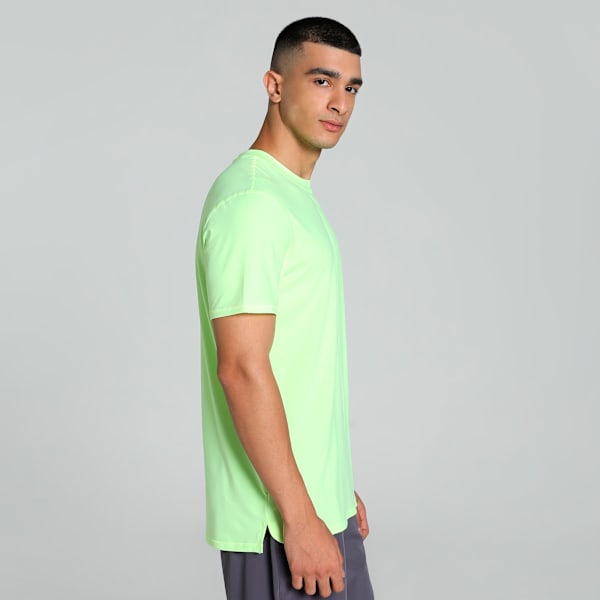 RUN CLOUDSPUN Men's Short Sleeve Running Tee, Fizzy Apple, extralarge-IND