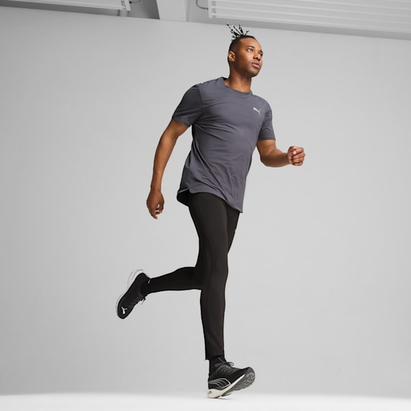 RUN CLOUDSPUN Men's Short Sleeve Running Tee, Galactic Gray, extralarge