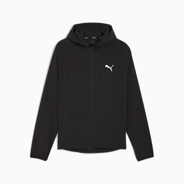 Black zip up running new arrivals jacket