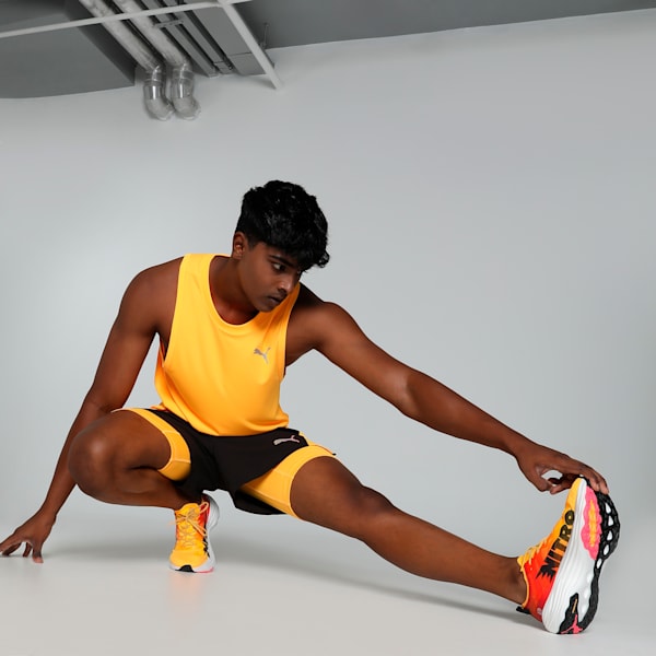 Run Velocity ULTRAWEAVE 2-in-1 Men's Running Shorts, PUMA Black-Sun Stream, extralarge-IND