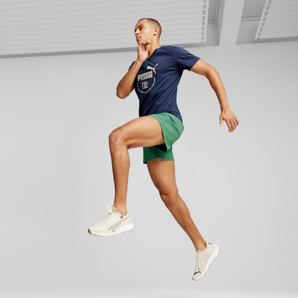PUMA x FIRST MILE Men's Running T-shirt, Club Navy, extralarge-IND