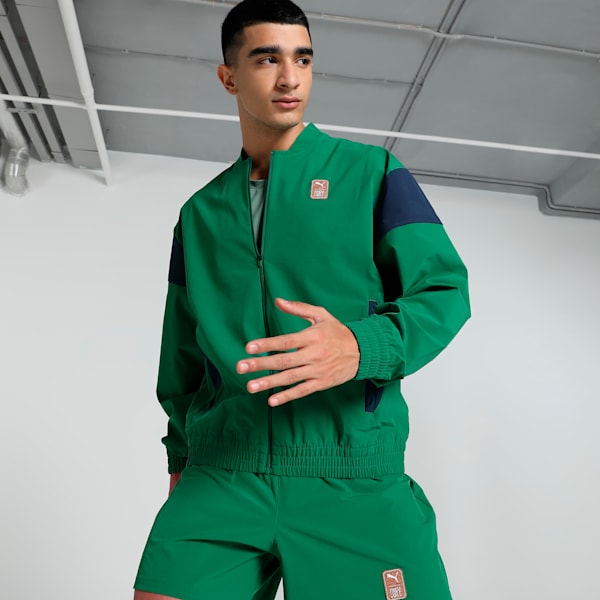 PUMA x First Mile Men's Running Jacket, Vine, extralarge-IND