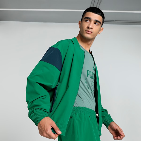 PUMA x First Mile Men's Running Jacket, Vine, extralarge-IND