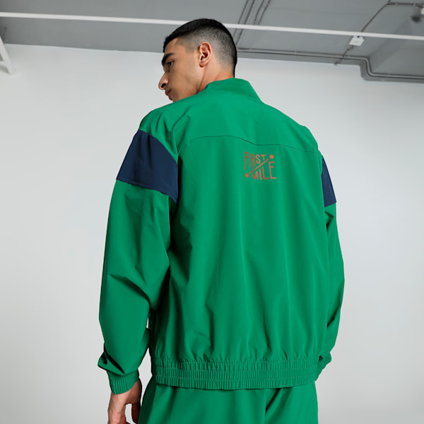 PUMA x First Mile Men's Running Jacket, Vine, extralarge-IND