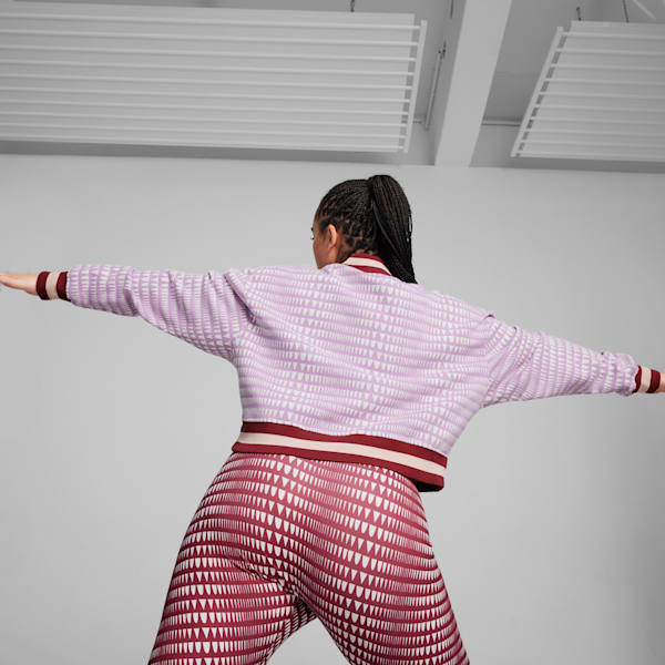 Chamarra para mujer PUMA x lemlem, Vivid Violet, extralarge