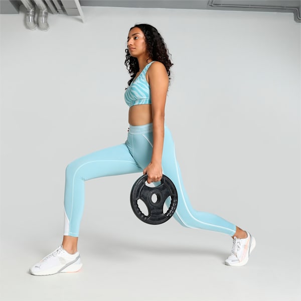 FIT 7/8 Women's Training Tights, Turquoise Surf, extralarge-IND