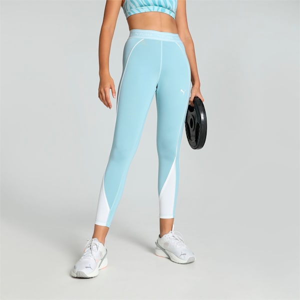 FIT 7/8 Women's Training Tights, Turquoise Surf, extralarge-IND