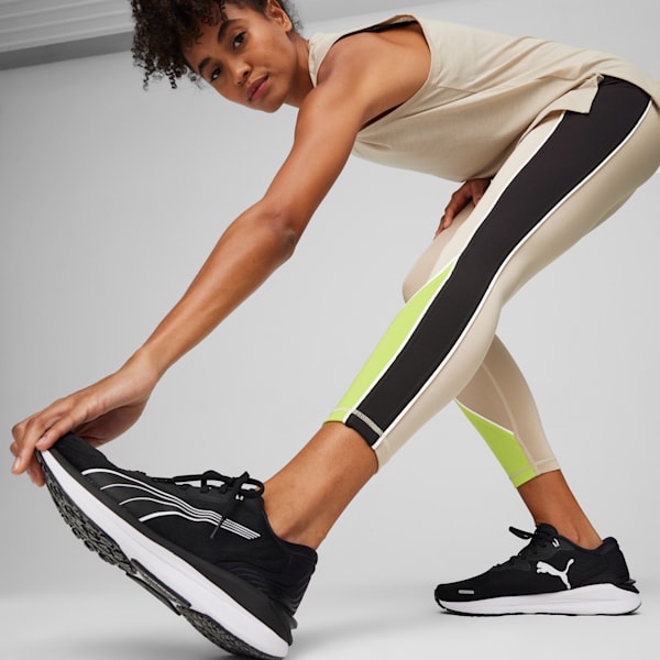 PUMA Women's Essentials+ Colourblock Leggings, Black, X-Large at   Women's Clothing store