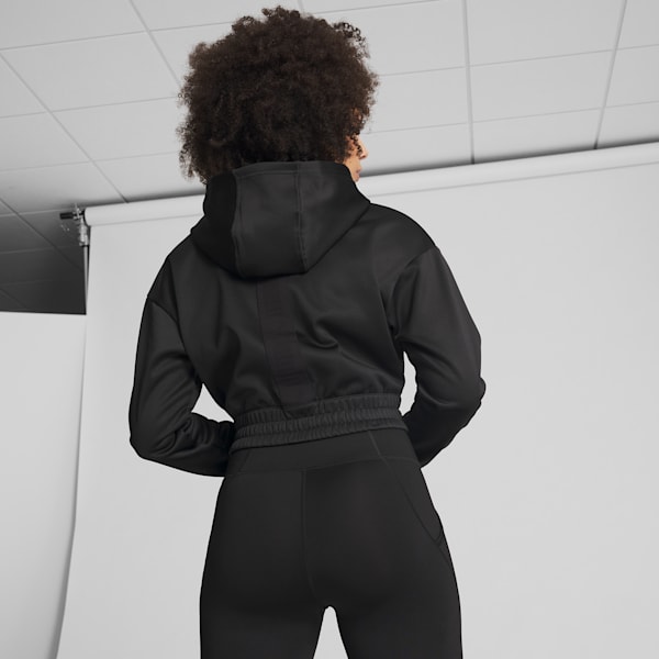 PUMA Strong Women's Full-Zip Hoodie, PUMA Black, extralarge