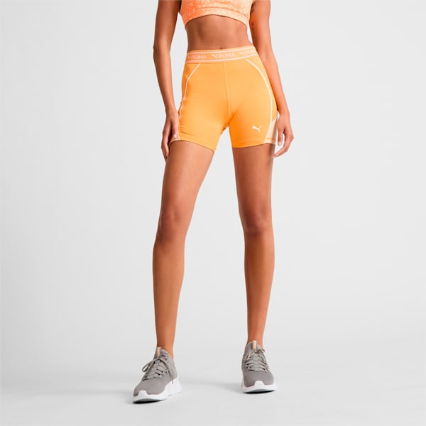 Shorts con pierna de 12cm para mujer TRAIN STRONG, Clementine-Peach Fizz, extralarge