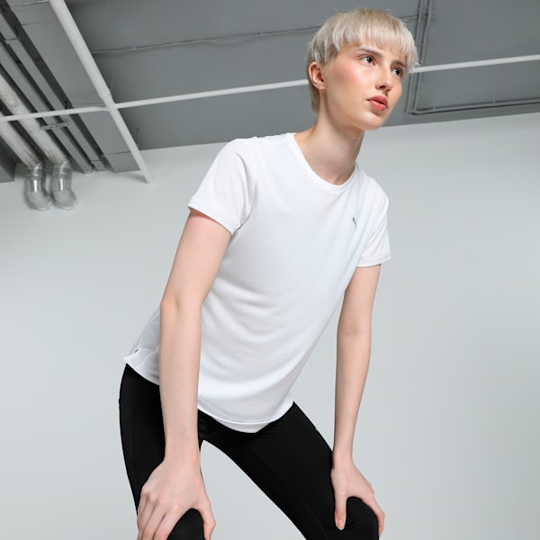 RUN FAVORITE Women's Tee, PUMA White, extralarge
