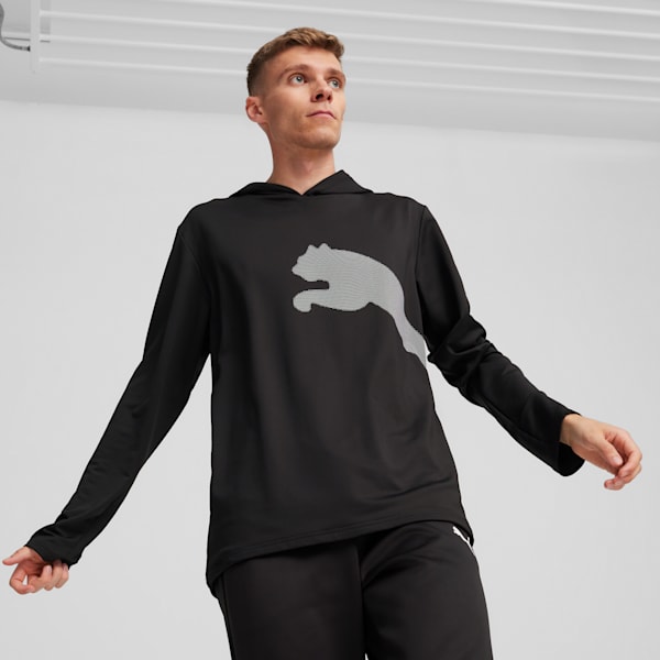 Sudadera con capucha para hombre Train All Day Big Cat, PUMA Black, extralarge