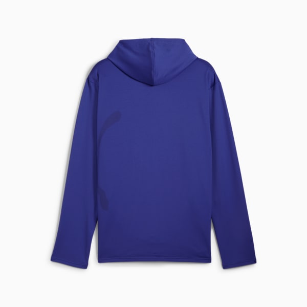 Train All Day Men's Big Cat Men's Training Hoodie, Lapis Lazuli, extralarge