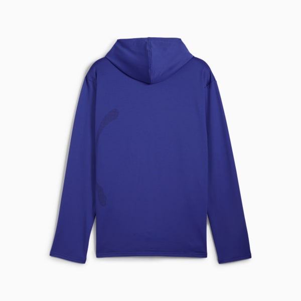Train All Day Men's Training Hoodie, Lapis Lazuli, extralarge