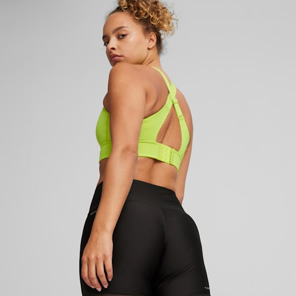 RUN PWRbreathe Women's High Support Sports Bra, Lime Pow, extralarge