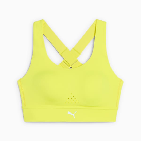 Brassière de course à maintien élevé PWRbreathe Femme, Lemon Sherbert, extralarge