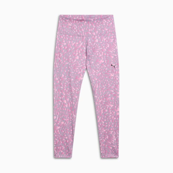 Mallas 7/8 de entrenamiento con cintura alta para mujer Train Fave, Pale Plum-AOP, extralarge