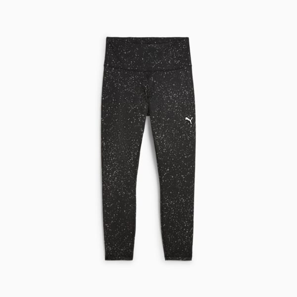 Train Fave Women's High Waisted 7/8 Training Tights, PUMA Black-Stars AOP, extralarge
