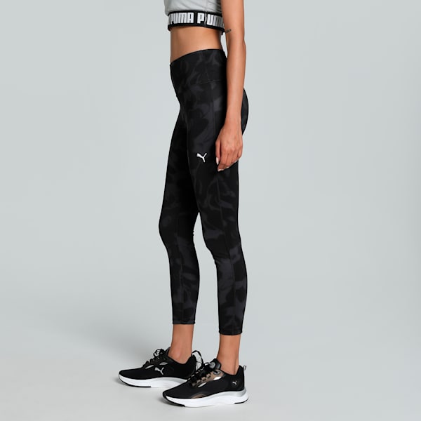 Train Fave Women's High Waisted 7/8 Training Tights, PUMA Black-Floral AOP, extralarge-IND
