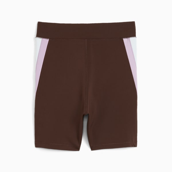 Shorts biker para mujer PUMA x lemlem, Dark Chocolate, extralarge